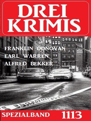 cover image of Drei Krimis Spezialband 1113